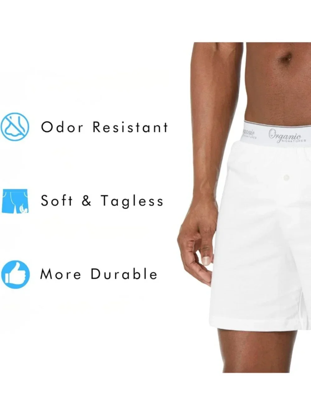 Soft Organic Cotton Boxers | 100% Natural Fabric | Premium Quality & Breathable